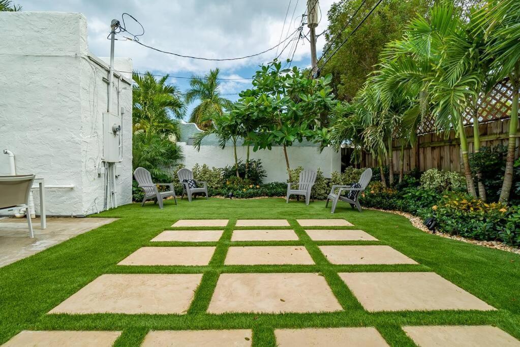 شقة Garden Oasis In Flamingo Park غرب شاطئ بالم المظهر الخارجي الصورة