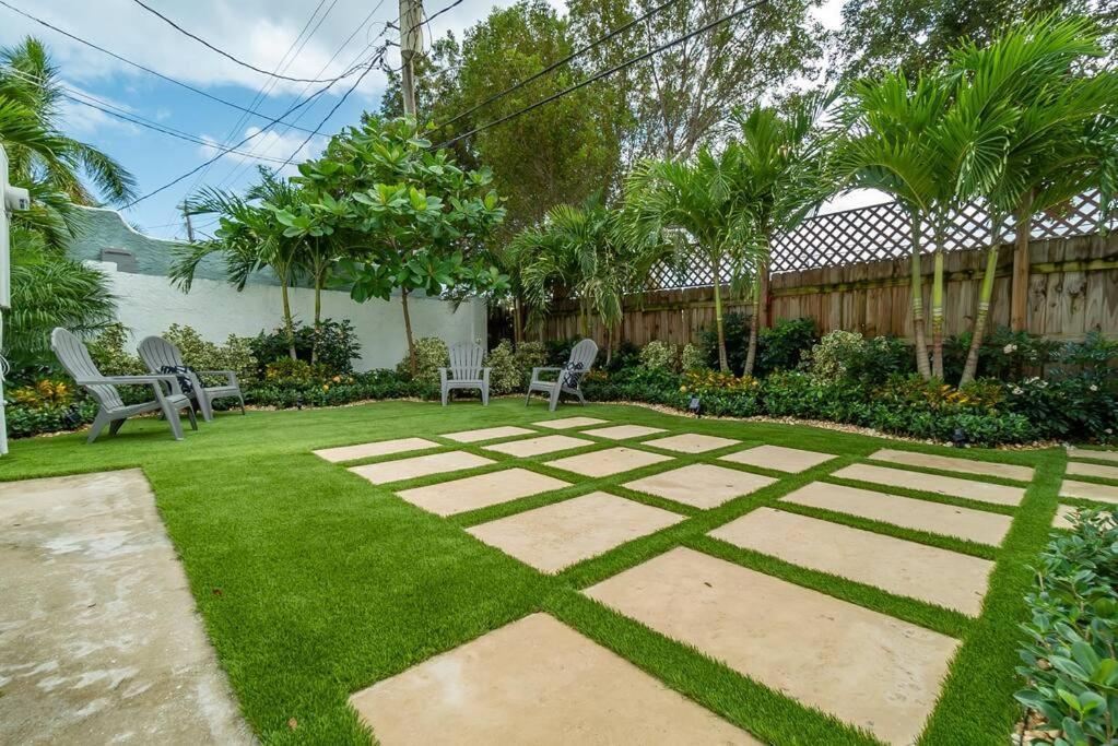 شقة Garden Oasis In Flamingo Park غرب شاطئ بالم المظهر الخارجي الصورة